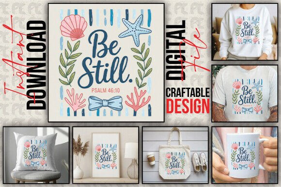 Be Still Christian Summer PNG