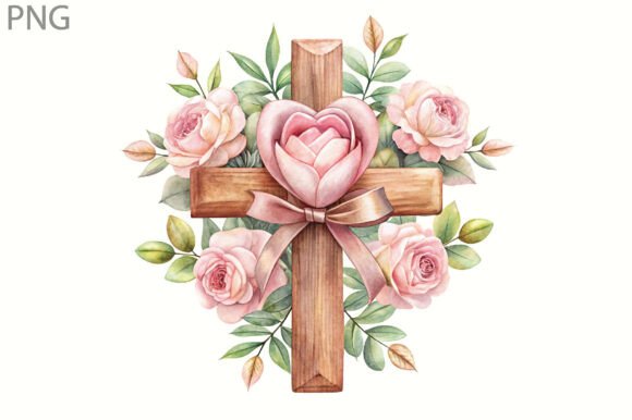Checked Valentine Jesus Illustrations