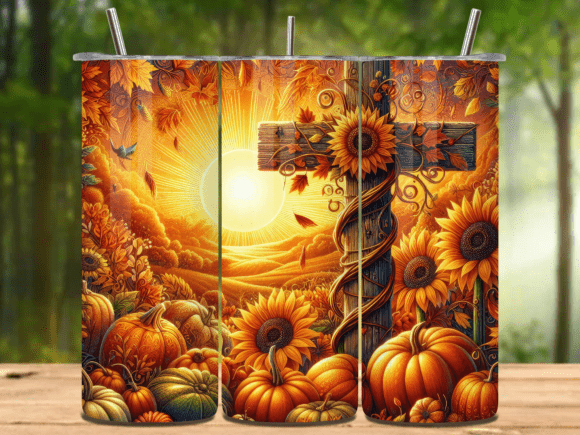 Christian Cross 20oz Tumbler Wrap V.3 for Tumbler Wraps