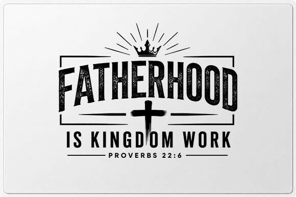 Christian Fatherhood Quote PNG Illustrations