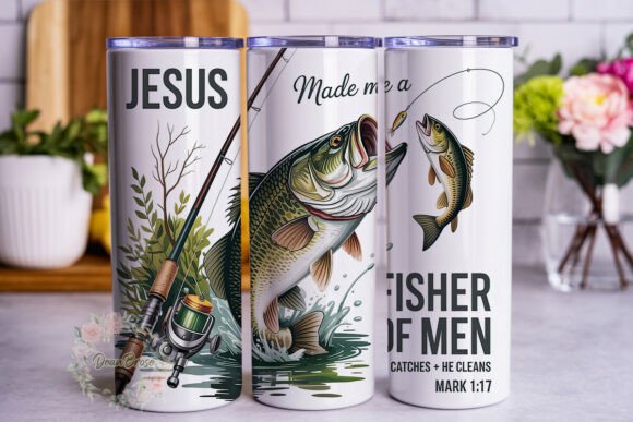 Fisher of Men Christian Fish Tumbler
