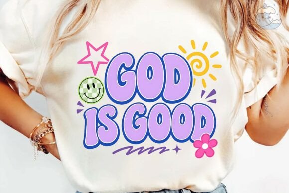 God is Good Retro Christian PNG Clipart: Illustrations That Land With Heart