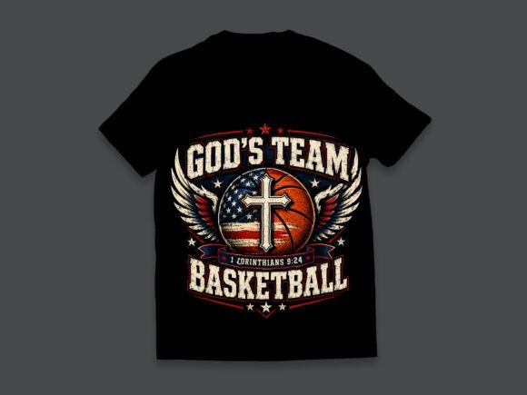 God’s Team Basketball PNG for Crafts