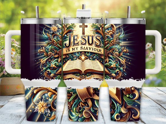 Jesus is My Savior Bible Tumbler Wrap