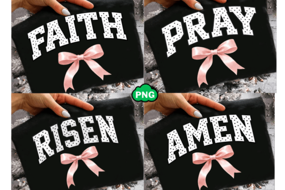 Polka Dot Jesus Bundle Png, Easter Png Illustrations