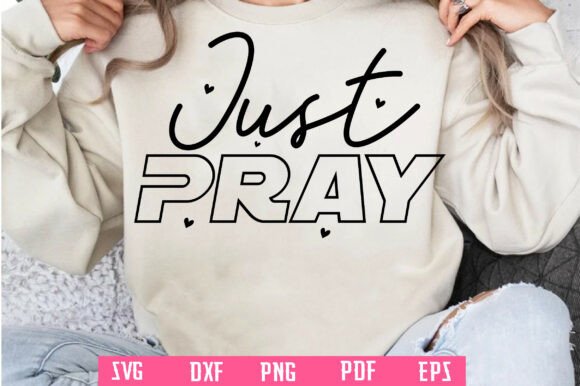Pray Trendy Christian PNG, Bible Verse — Crafts