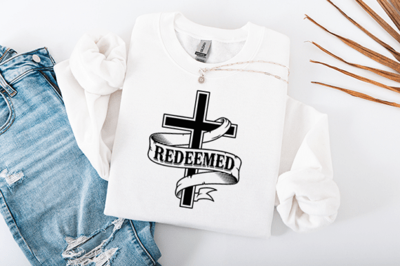 Redeemed Cross Christian Faith SVG for Crafts