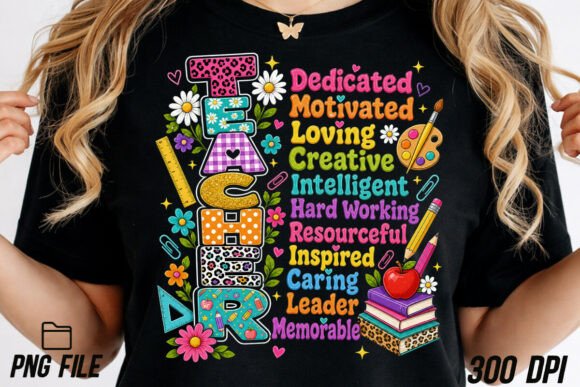Teacher Colorful PNG, Christian Teacher Illustrations