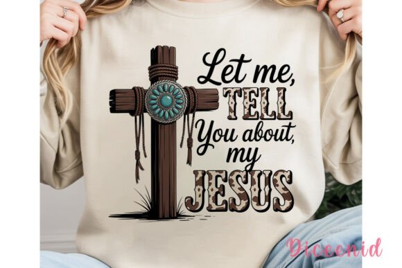 Western Cowhide Cross Jesus PNG Clipart — Illustrations